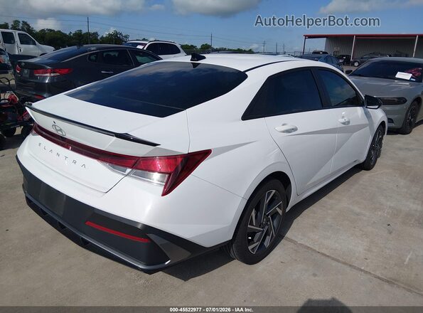 KMHLM4DG5SU961684 2025 HYUNDAI ELANTRA White Tył prawy