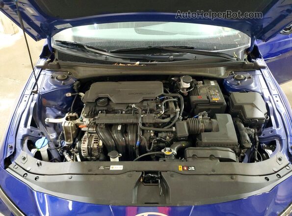 KMHLM4DG6RU657810 2024 HYUNDAI ELANTRA Blue Rear interior view