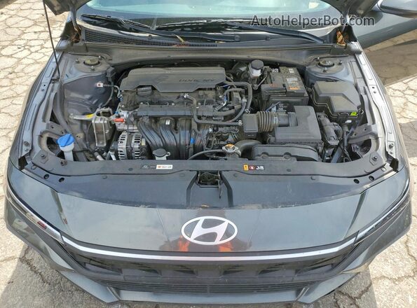 KMHLM4DG6RU686191 2024 HYUNDAI ELANTRA Gray Вид задньої частини салону