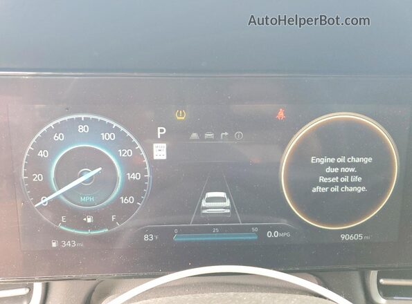 KMHLM4DG6RU744381 2024 HYUNDAI ELANTRA Серый Вид щитка приборов