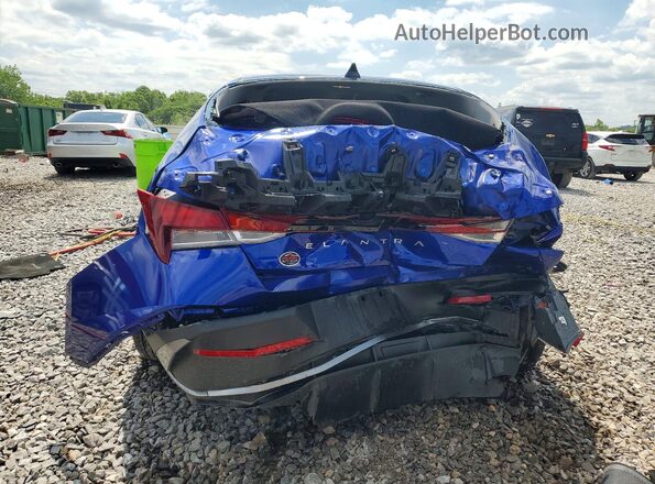 KMHLM4DG6RU835232 2024 HYUNDAI ELANTRA Blue Հետևի տեսք