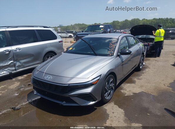 KMHLM4DG6SU063479 2025 HYUNDAI ELANTRA Gray Առջևի ձախ երեք քառորդ տեսարան