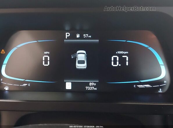 KMHLM4DG6TU227699 2026 HYUNDAI ELANTRA Gray Widok tylnych siedzeń