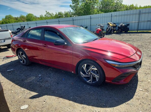 KMHLM4DG7SU974629 2025 HYUNDAI ELANTRA Red Передня права чверть