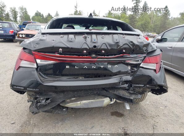 KMHLM4DG7TU228019 2026 HYUNDAI ELANTRA Black Widok z przodu