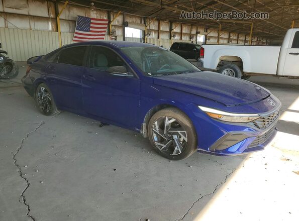 KMHLM4DG8SU021282 2025 HYUNDAI ELANTRA Blue Передня права чверть