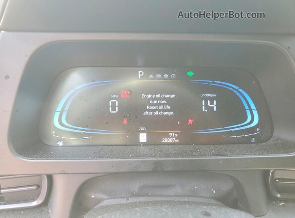 KMHLM4DG8SU051012 2025 HYUNDAI ELANTRA Black Vista del cuadro de instrumentos
