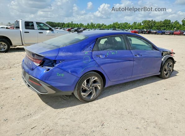 KMHLM4DG9SU058907 2025 HYUNDAI ELANTRA Blue Trasero derecho
