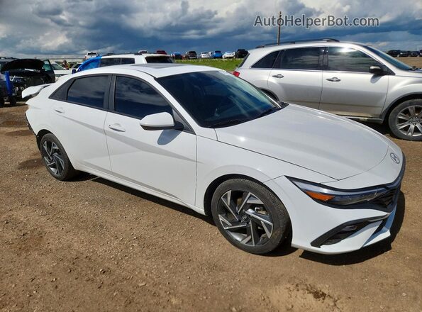 KMHLM4DGXRU670835 2024 HYUNDAI ELANTRA White Przód prawy