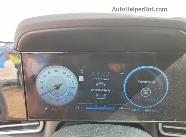 KMHLM4DGXRU670835 2024 HYUNDAI ELANTRA White Widok zestawu wskaźników