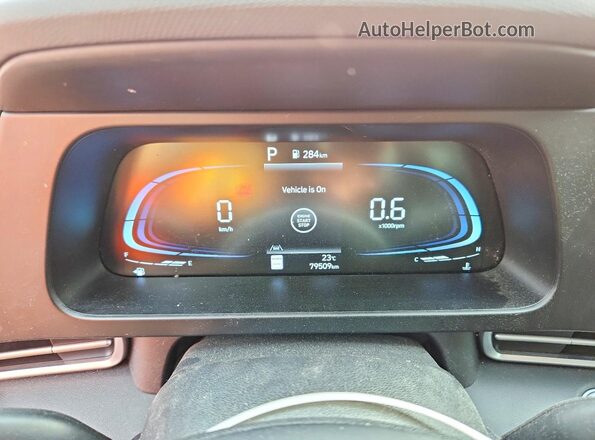 KMHLM4DGXRU766321 2024 HYUNDAI ELANTRA Black Instrument cluster view