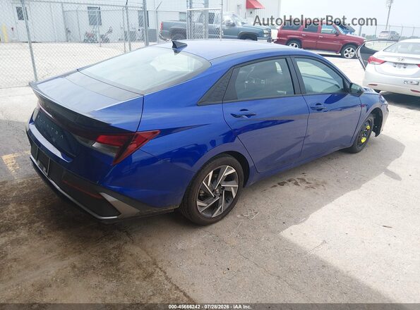 KMHLM4DGXSU940720 2025 HYUNDAI ELANTRA Blue Rear right