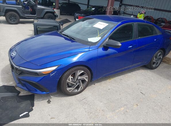 KMHLM4DGXSU940720 2025 HYUNDAI ELANTRA Blue Front left
