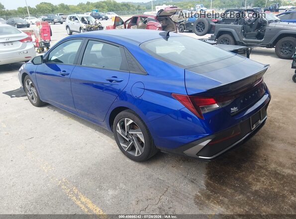 KMHLM4DGXSU940720 2025 HYUNDAI ELANTRA Blue Rear left
