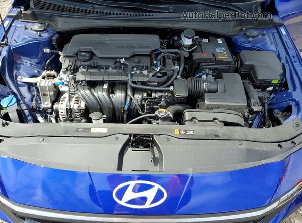 KMHLM4DGXTU108232 2026 HYUNDAI ELANTRA Blue უკანა სალონის ხედი