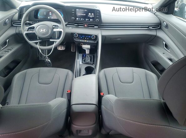 KMHLM4DGXTU113334 2026 HYUNDAI ELANTRA Gray Առջևի վահանակի տեսք