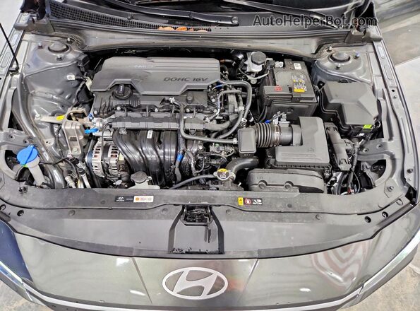 KMHLM4DGXTU113348 2026 HYUNDAI ELANTRA Серый Вид задней части салона