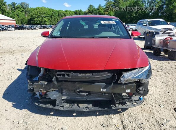 KMHLN4AG1MU180231 2021 HYUNDAI ELANTRA Красный Вид спереди