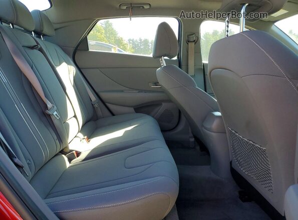 KMHLN4AG1MU180231 2021 HYUNDAI ELANTRA Красный Вид задних сидений