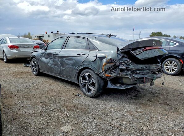 KMHLN4AG4MU069026 2021 HYUNDAI ELANTRA Gray Tył lewy