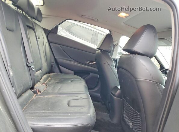 KMHLN4AG4MU069026 2021 HYUNDAI ELANTRA Gray Widok tylnych siedzeń