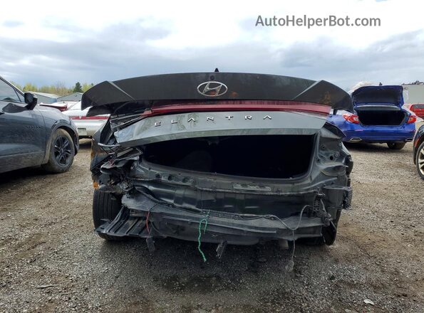 KMHLN4AG4MU069026 2021 HYUNDAI ELANTRA Gray Widok z tyłu