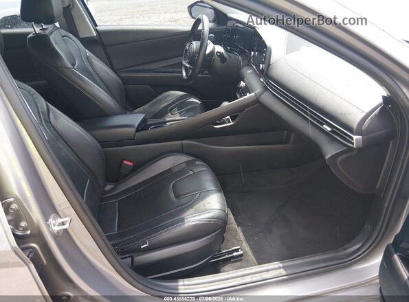 KMHLN4AG5NU216844 2022 HYUNDAI ELANTRA Silver Widok wnętrza z przodu