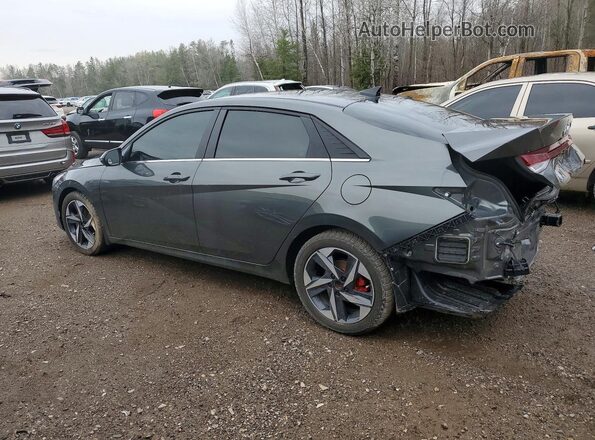 KMHLN4AG7MU187684 2021 HYUNDAI ELANTRA Черный Задняя левая четверть