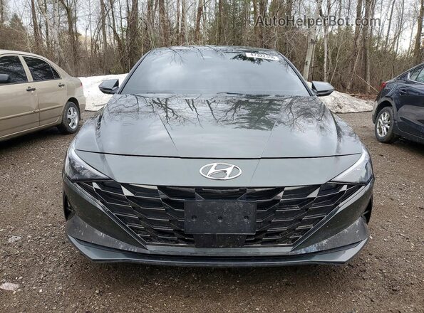 KMHLN4AG7MU187684 2021 HYUNDAI ELANTRA Черный Вид спереди