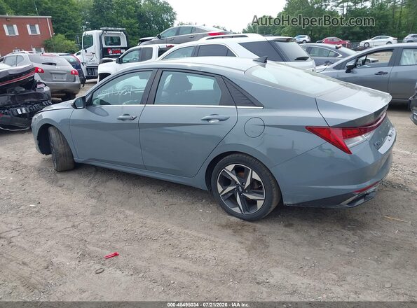 KMHLN4AG8MU130507 2021 HYUNDAI ELANTRA Gray Trasero izquierdo
