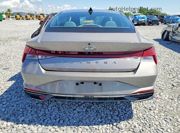 KMHLN4AGXMU089913 2021 HYUNDAI ELANTRA Gray Widok z tyłu
