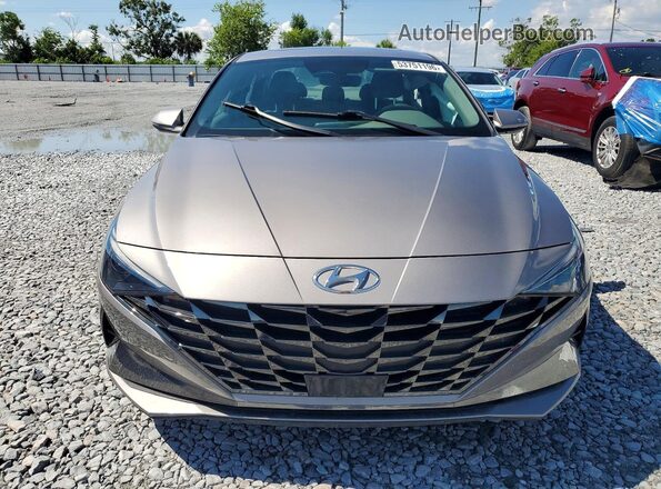 KMHLN4AGXMU089913 2021 HYUNDAI ELANTRA Gray Widok z przodu