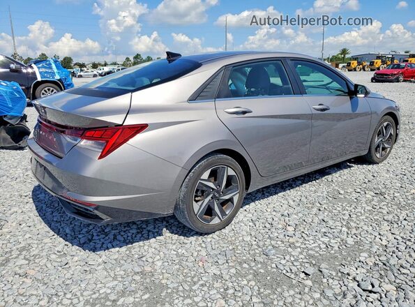KMHLN4AGXMU089913 2021 HYUNDAI ELANTRA Gray Tył prawy
