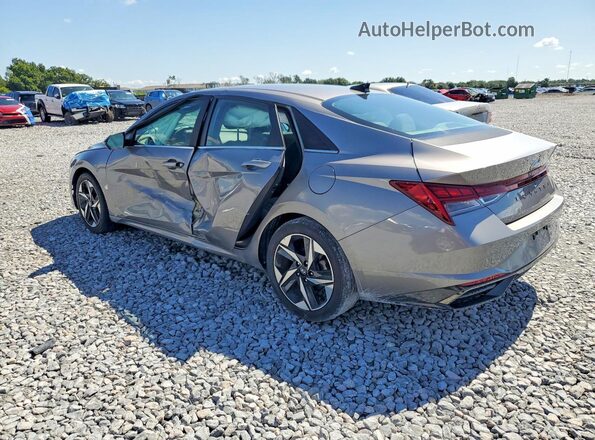 KMHLN4AGXMU089913 2021 HYUNDAI ELANTRA Gray Tył lewy