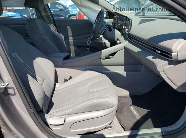 KMHLN4AGXMU089913 2021 HYUNDAI ELANTRA Gray Widok wnętrza z przodu