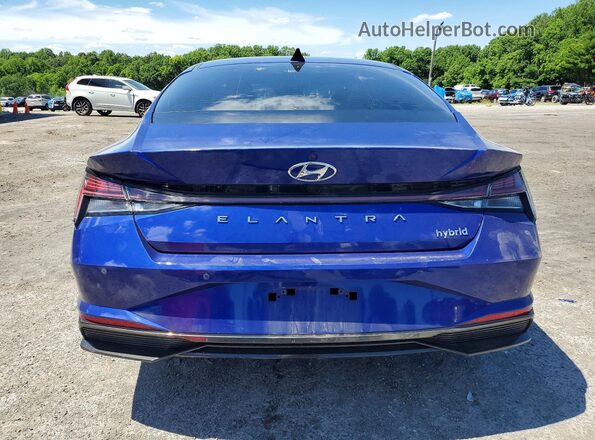 KMHLN4AJ0MU011801 2021 HYUNDAI ELANTRA Blue Vista trasera