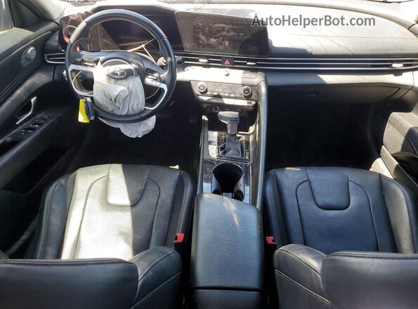 KMHLN4AJ0MU011801 2021 HYUNDAI ELANTRA Blue Vista del salpicadero