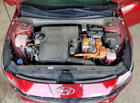 KMHLN4AJ2PU081224 2023 HYUNDAI ELANTRA Red უკანა სალონის ხედი