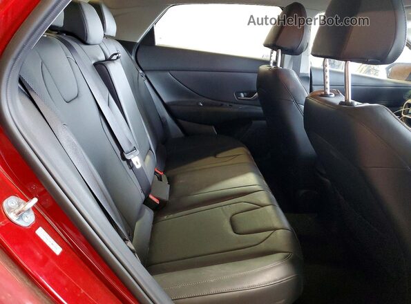 KMHLN4AJ2PU081224 2023 HYUNDAI ELANTRA Red უკანა სავარძლების ხედი