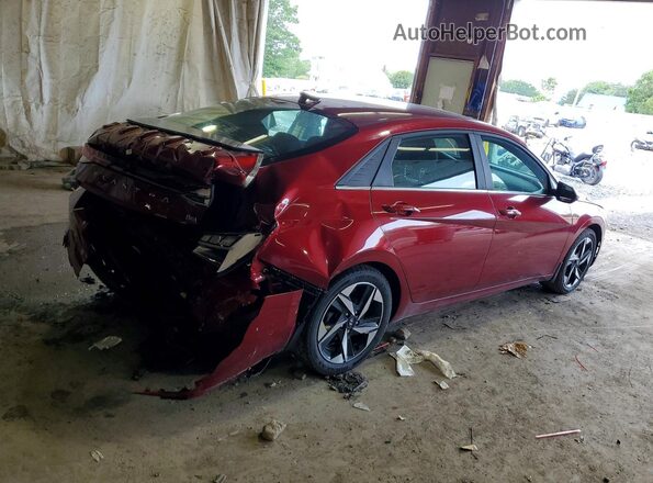 KMHLN4AJ2PU081224 2023 HYUNDAI ELANTRA Red უკანა მარჯვენა