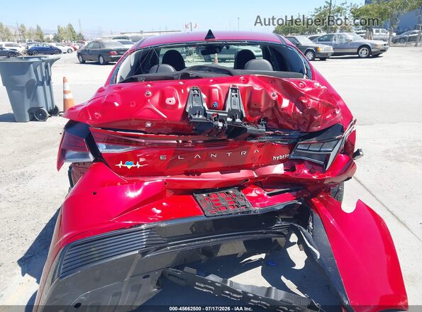 KMHLN4AJ4PU038360 2023 HYUNDAI ELANTRA HYBRID Red Вид спереду