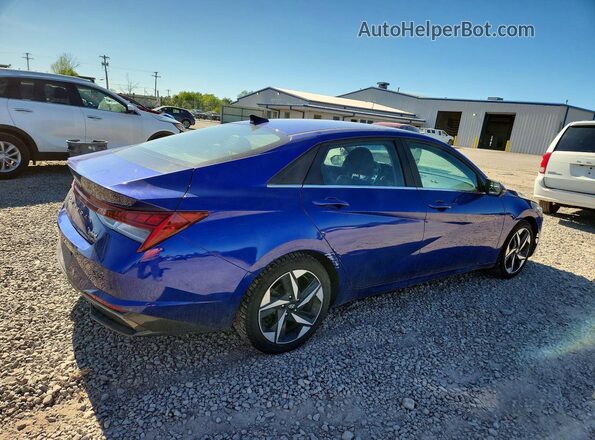 KMHLN4AJ4PU061573 2023 HYUNDAI ELANTRA Blue Rear right