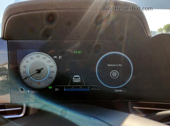 KMHLN4AJ4PU070340 2023 HYUNDAI ELANTRA Белый Вид щитка приборов