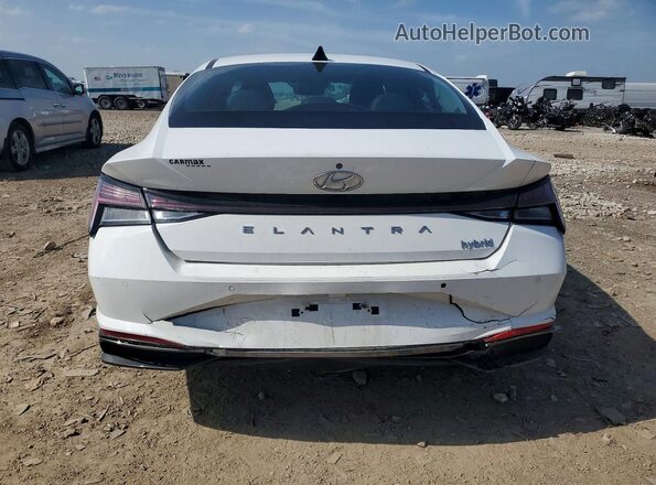 KMHLN4AJXMU007643 2021 HYUNDAI ELANTRA White Rear view