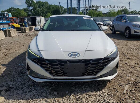 KMHLN4AJXMU007643 2021 HYUNDAI ELANTRA White Front view