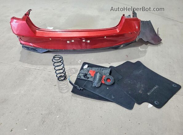 KMHLP4AG0NU333418 2022 HYUNDAI ELANTRA Red Շարժիչի բաժամունքի տեսք