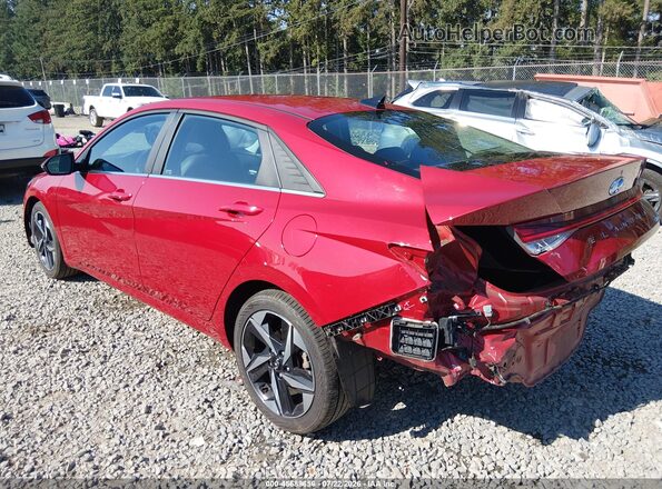 KMHLP4AG0NU355807 2022 HYUNDAI ELANTRA Красный Задняя левая четверть