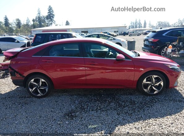 KMHLP4AG0NU355807 2022 HYUNDAI ELANTRA Красный Панорамный вид салона 360°