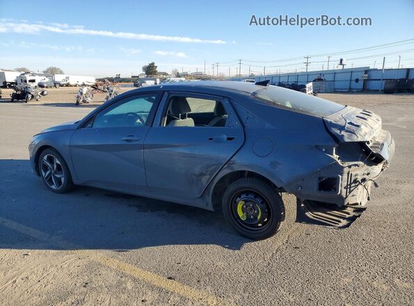 KMHLP4AG1MU153993 2021 HYUNDAI ELANTRA Gray Հետևի ձախ