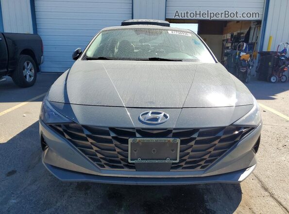 KMHLP4AG1MU153993 2021 HYUNDAI ELANTRA Gray Դիմացի տեսք